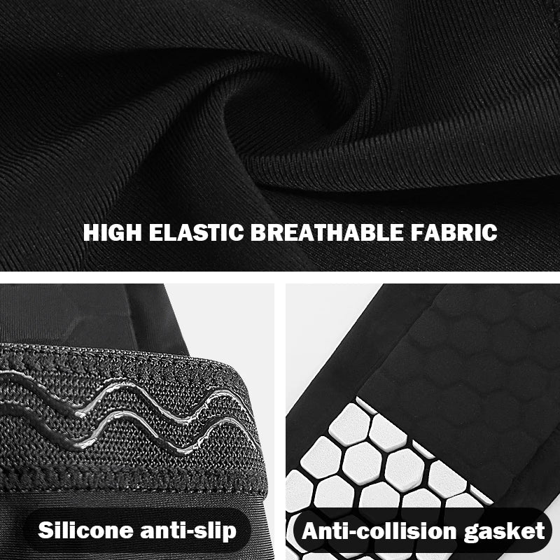 1Pcs Football Shin Guard Socks Sleeves with Foam,Calf Compression Sleeve Honeycomb Pads