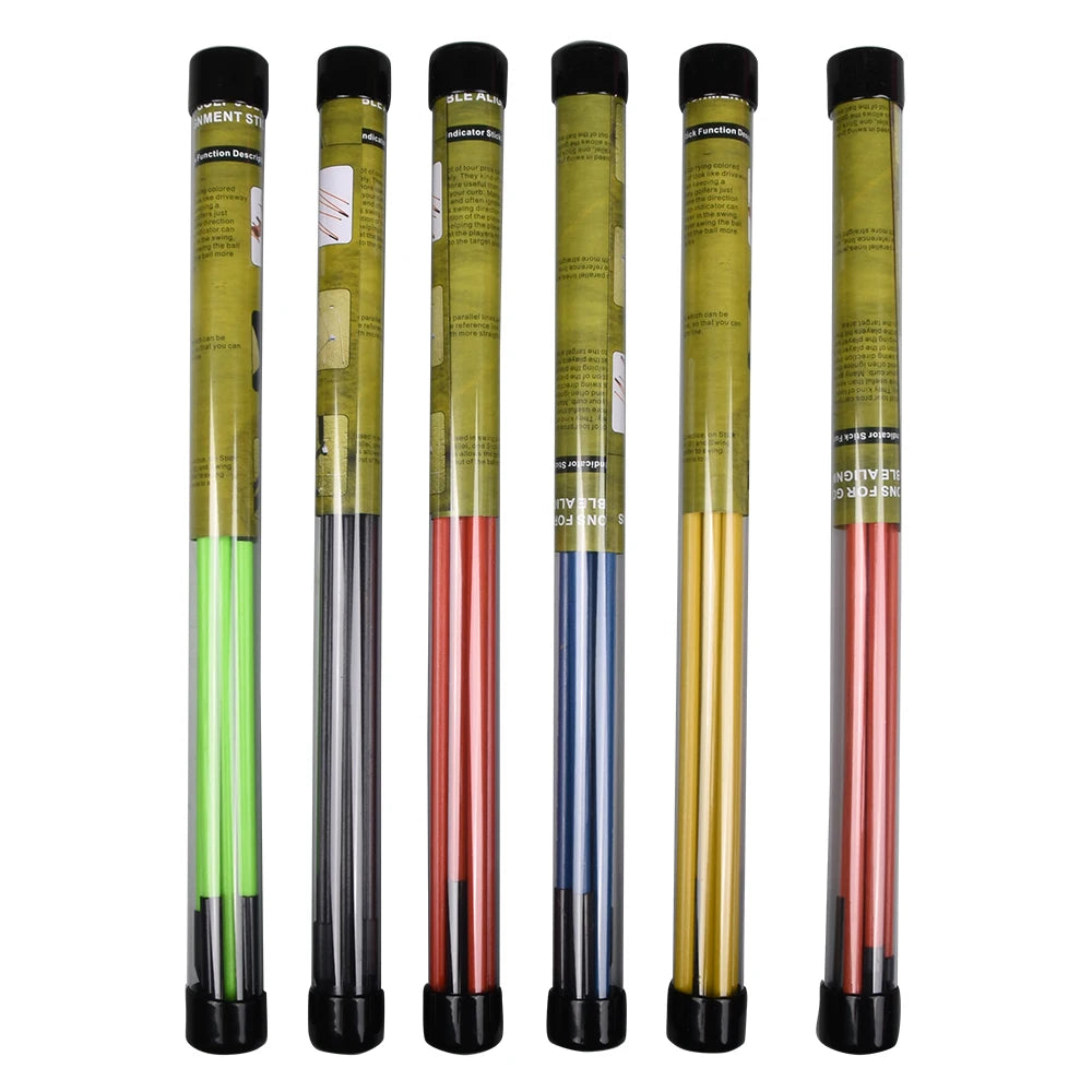 2 Pack Golf Alignment Sticks foldable