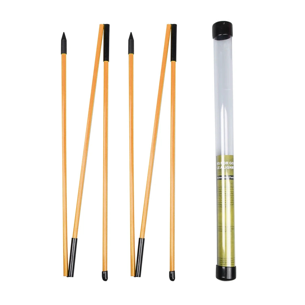 2 Pack Golf Alignment Sticks foldable