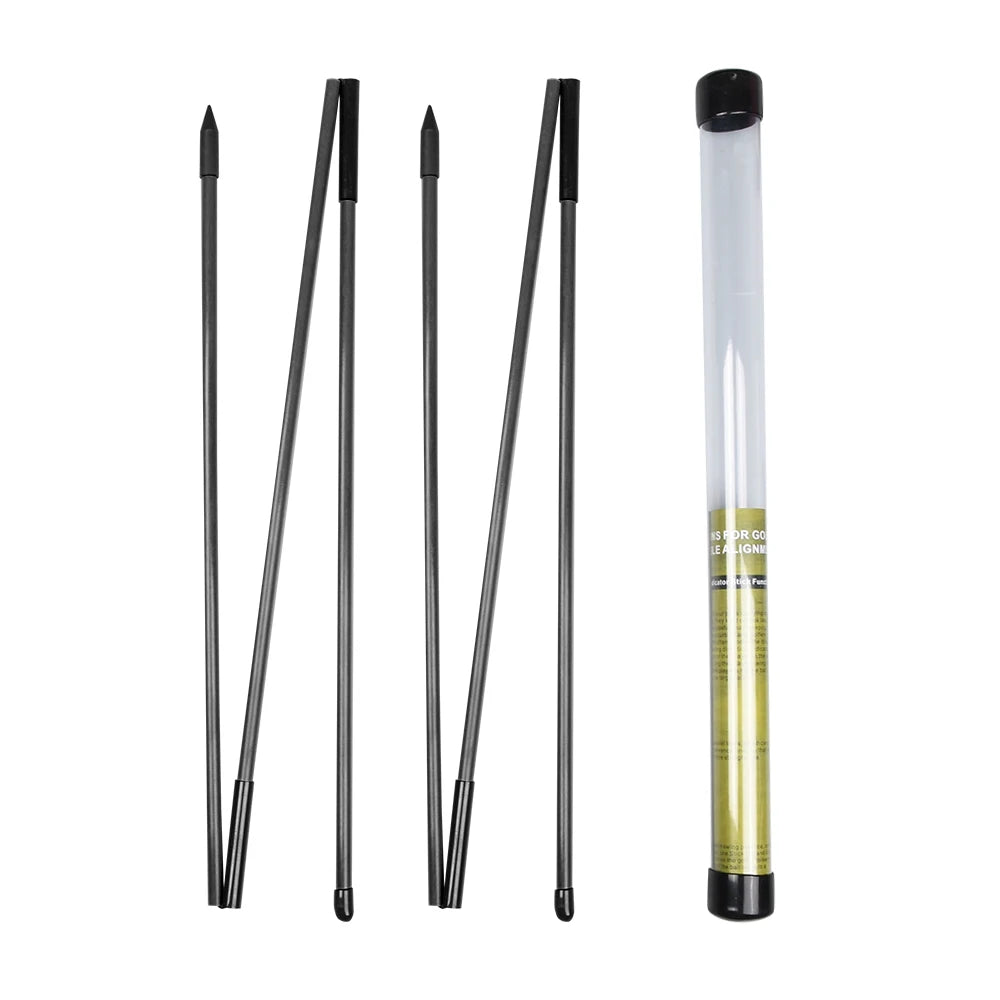 2 Pack Golf Alignment Sticks foldable