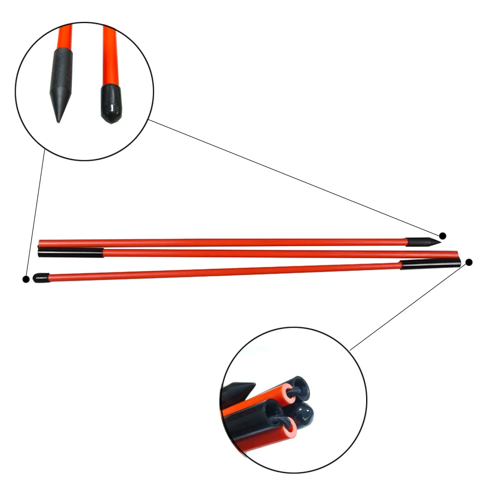 2 Pack Golf Alignment Sticks foldable