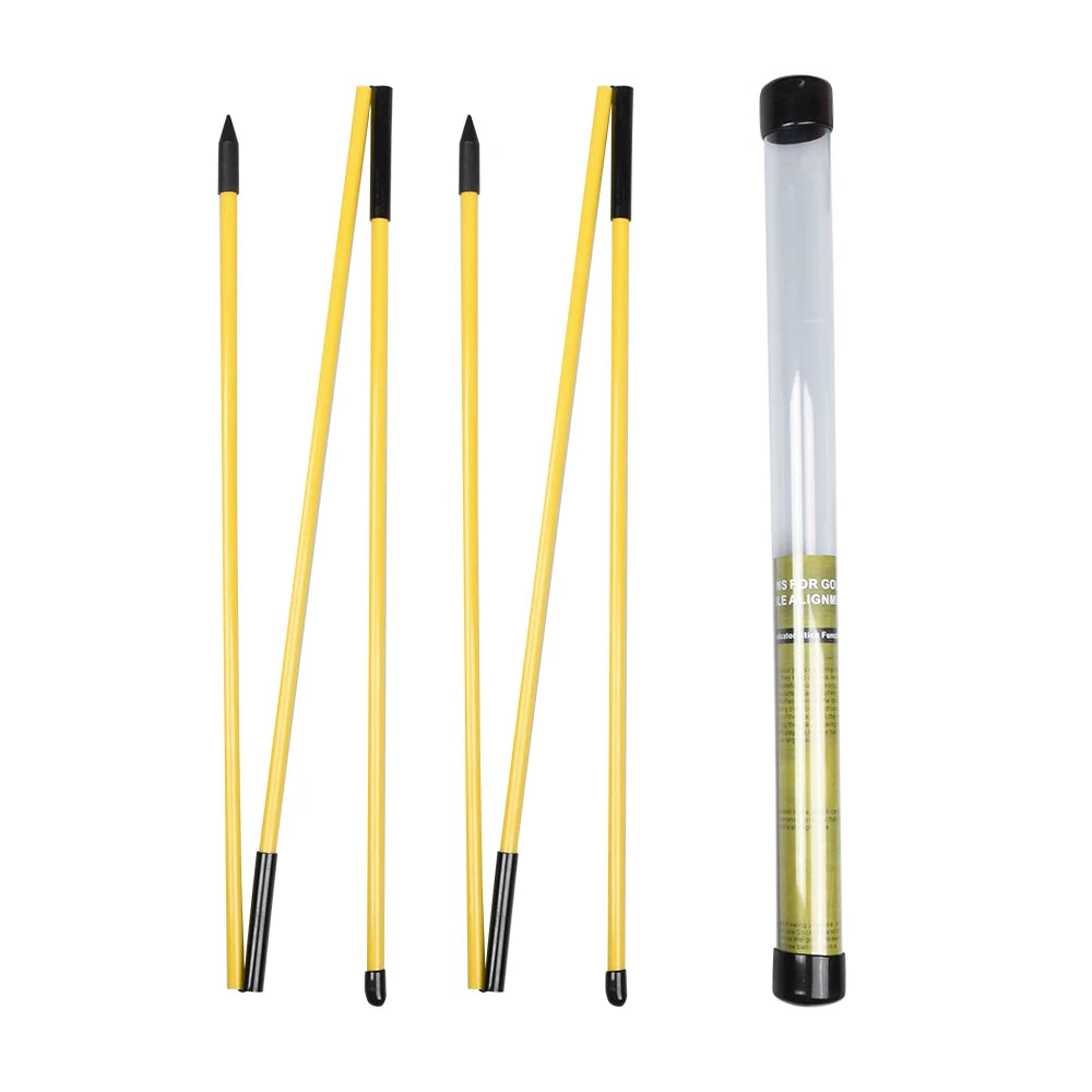 2 Pack Golf Alignment Sticks foldable